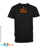 T-Shirt mit V-Ausschnitt – real, digital, scheissegal