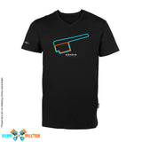 T-Shirt mit V-Ausschnitt – Mendig Streckenplan